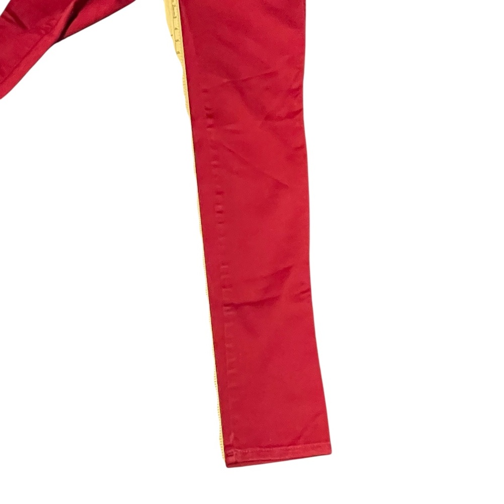 Blue Faith Red Skinny Stretch Jeans Size 10 - Picture 8 of 12
